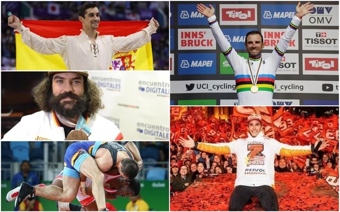 Protagonistas del deporte español masculino en 2018