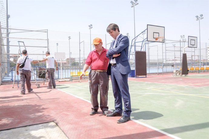 Actuación en una instalación deportiva de Sevilla