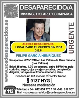 Cartel del desaparecido