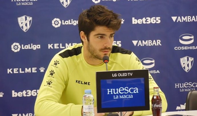 Gonzalo Melero, jugador del Huesca