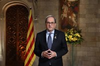 Torra llama a "rebelarse ante la injusticia" y recuperará las leyes sociales tumbadas por el TC