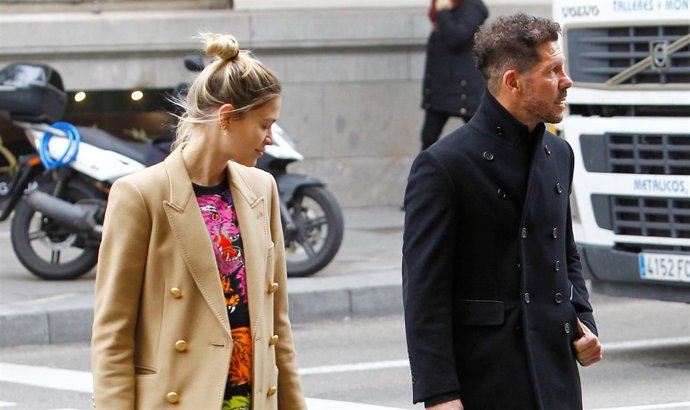 03 Diciembre 2018  CHOLO SIMEONE  CARLA PEREIRA HIJA MADRID    03/12/2018