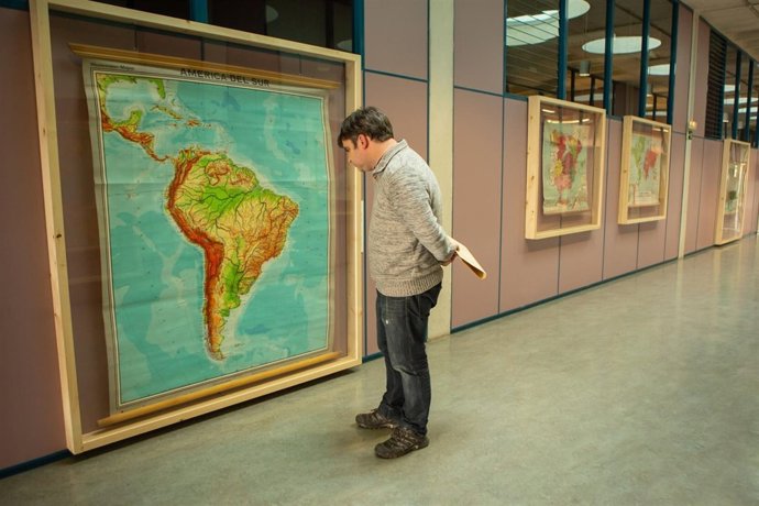 Una imagen de la exposición 'Los abuelos de Google Maps'