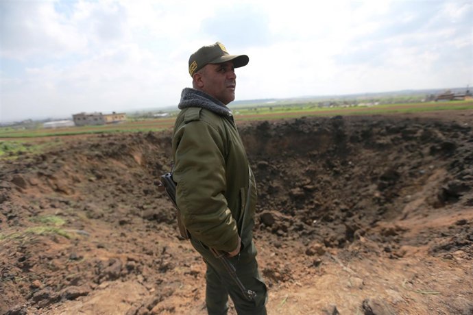 Policía palestino en Gaza