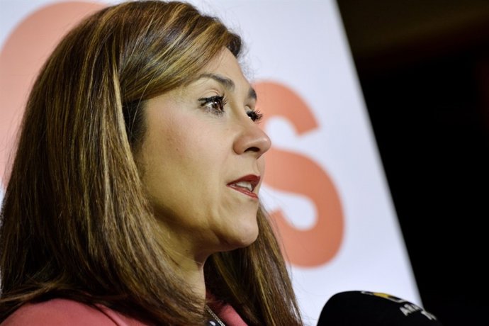 La portavoz de Cs Aragón, Susana Gaspar.