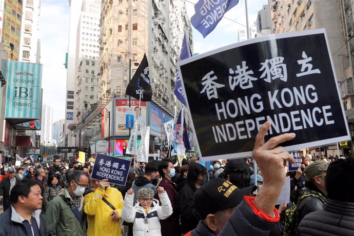 Partidarios de la independencia de Hong Kong
