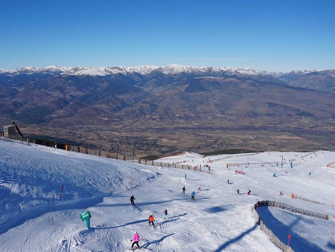La estación de esquí La Masella (Girona)