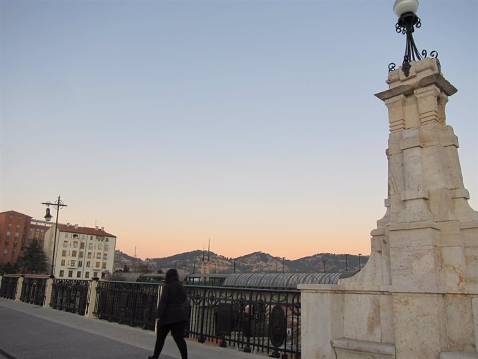 Viaducto de Teruel al atardecer