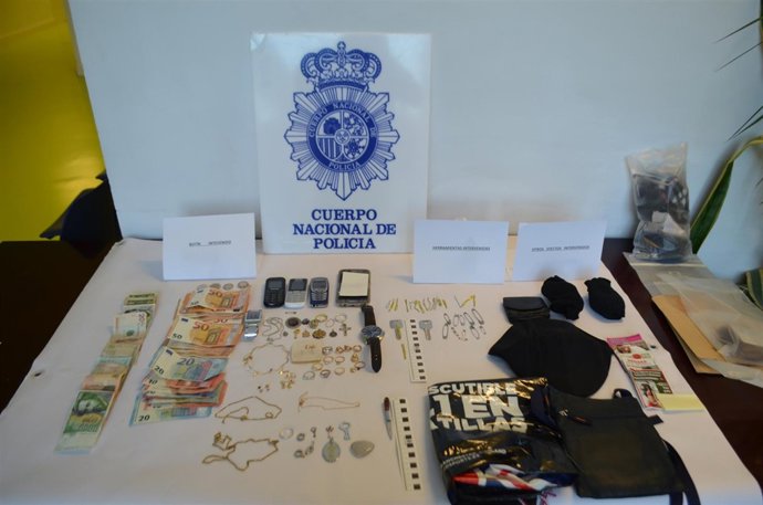 Efectos sustraídos del interior de una vivienda en Albacete