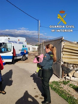 La Guardia Civil interviene ante cuatro menores en mala situación en El Ejido