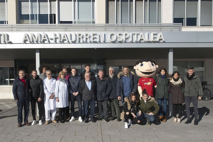 Jugadores, directivos, exfutbolistas de C.A. Osasuna.