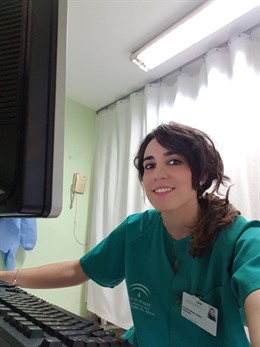 Cristina García, enfermera de la Unidad del Dolor del Virgen del Rocío