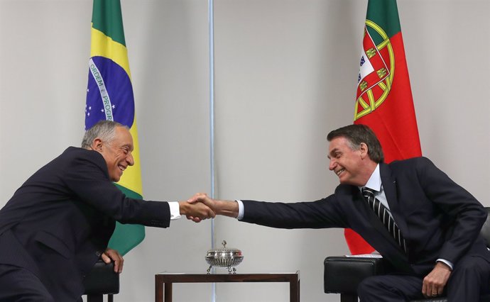 Marcelo Rebelo de Sousa y Jair Bolsonaro
