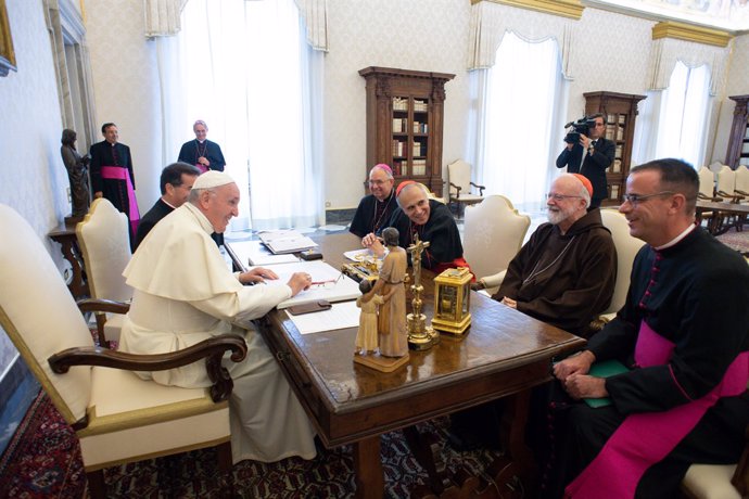 Reunión del Papa con obispos de la Conferencia Episcopal de Estados Unidos