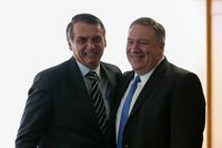 Pompeo felicita a Bolsonaro durante un encuentro en Brasil y recalca la "firmeza" de las relaciones bilaterales