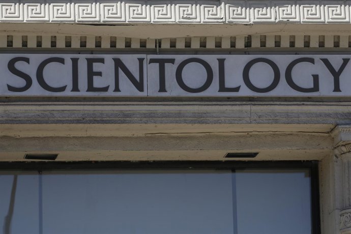 Logo de la Iglesia de la Cienciología, en Estados Unidos