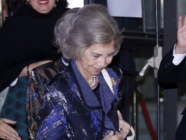 La Reina Sofía disfruta de un concierto solidario