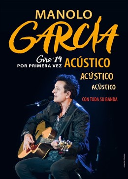 Cartel de la gira de Manolo García