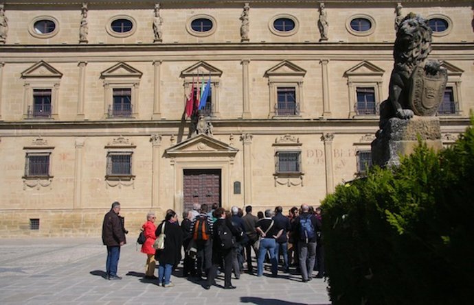 Turistas en Úbeda