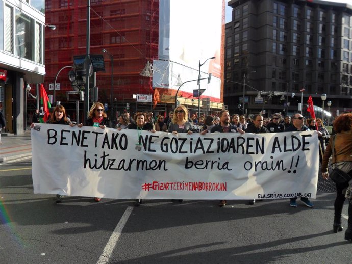 2 Día Huelga Enseñanza Concertada Euskadi.