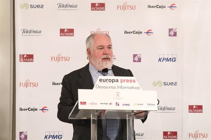 Desayuno Informativo de Europa Press en Madrid con Miguel Arias Cañete