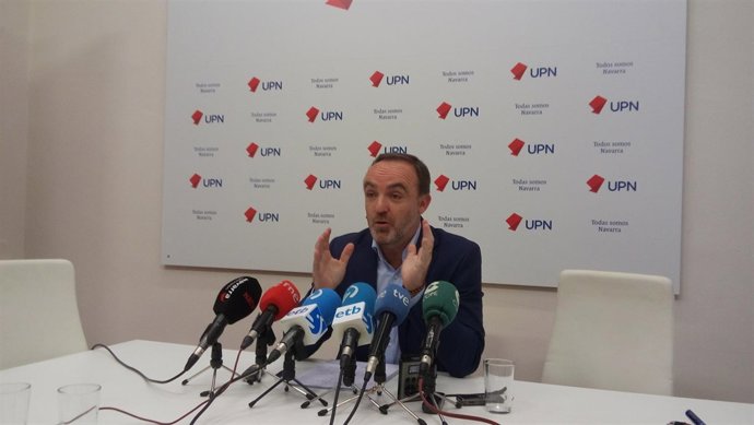 El presidente de UPN, Javier Esparza