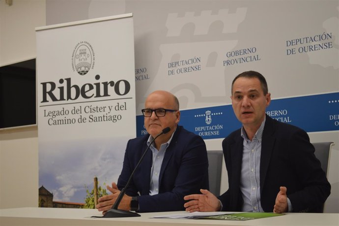 El presidente de la Diputación de Ourense, José Manuel Baltar, y Juan Casares