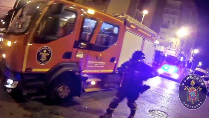 Incendio en vivienda, bomberos