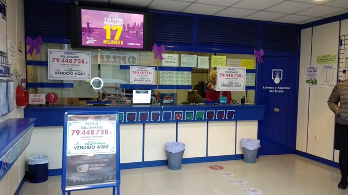Administración de loteria en Tavernes que reparte 80 millones en la Primitiva