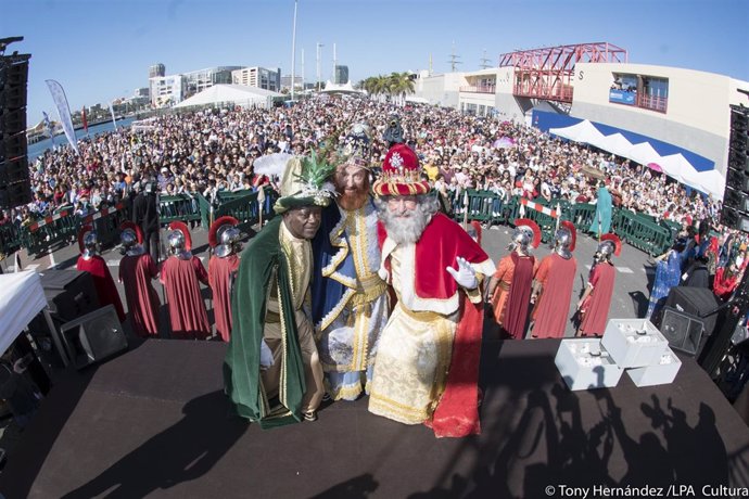 Los reyes magos en Las Palmas de Gran Canaria