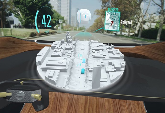 Nissan presentará un sistema que permite al conductor ver "lo invisible" 