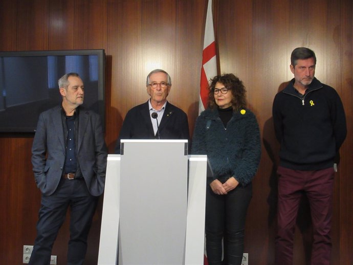 Jordi Coronas, Xavier Trias, Montse Benedi y Jordi Martí