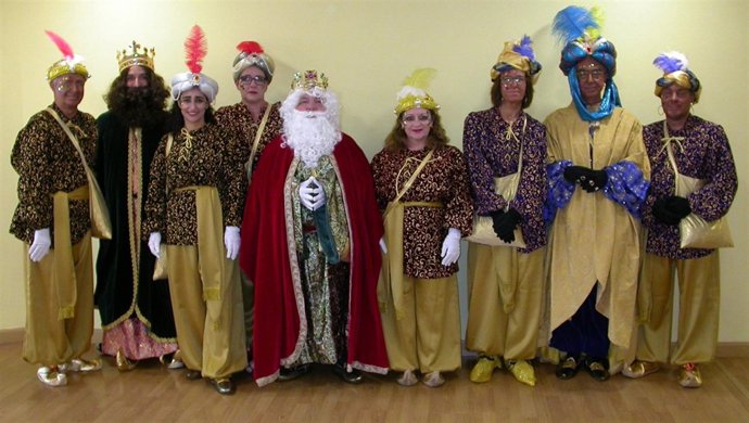 Los Reyes Magos visitan el Hospital Valme y El Tomillar