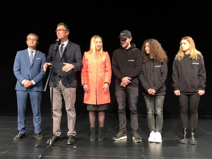 Imagen de la presentación del espectáculo