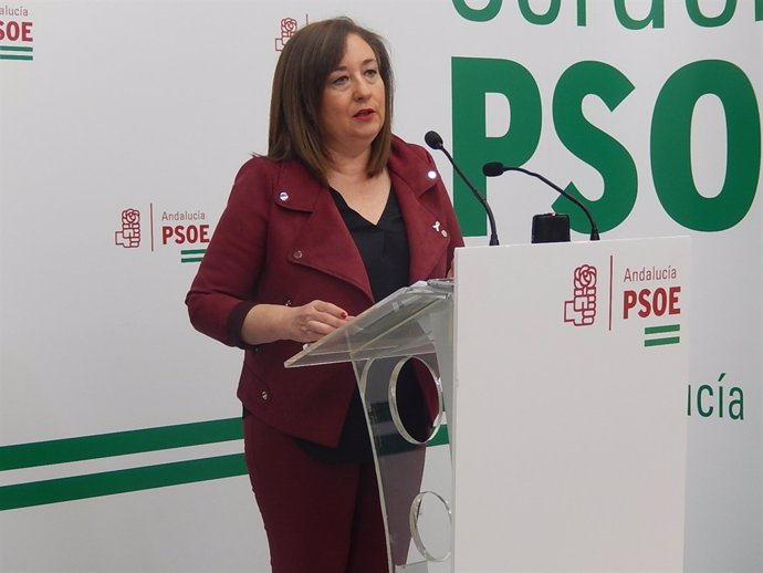 Soledad Pérez en rueda de prensa