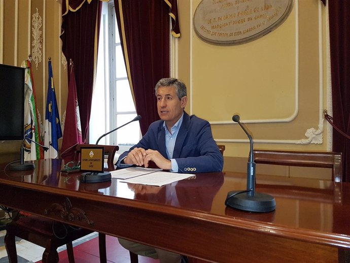 El portavoz de Cs en el Ayuntamiento de Cádiz, Juan Manuel Pérez Dorao