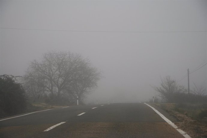 Niebla en Aragón.