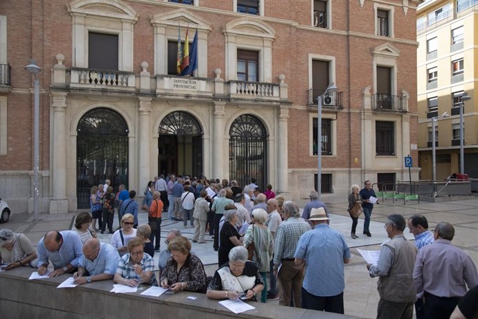 Algunos de los turistas 'senior' que han participado en el programa