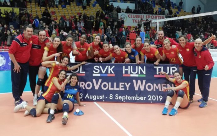 España vence en Rumanía y disputará el próximo Europeo de voleibol femenino