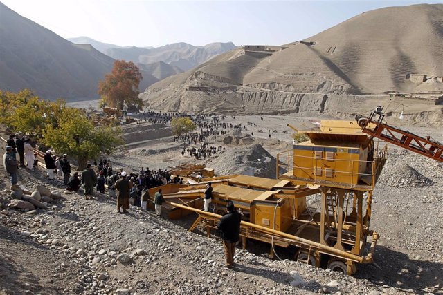 Mina de oro en Afganistán