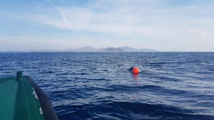 Embarcación hundida este viernes en Lanzarote