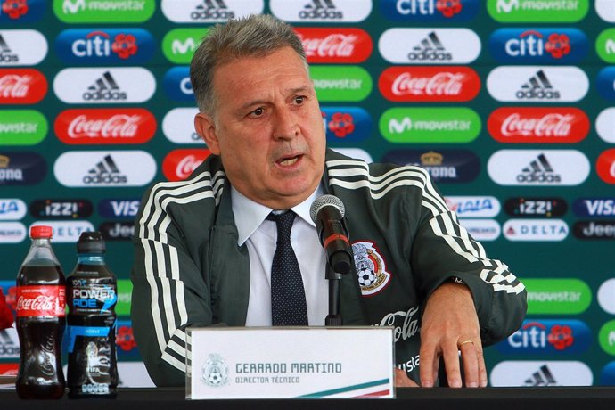 Gerardo Martino en su presentación como seleccionador de México