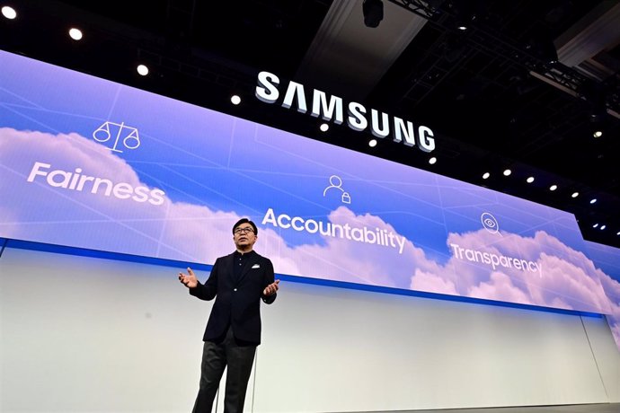 HS Kim, presidente de Samsung Consumo, en el CES 2019