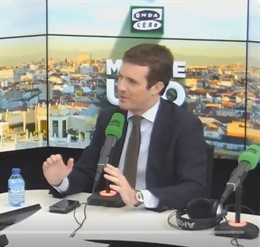 Entrevista en Onda Cero al presidente del PP, Pablo Casado