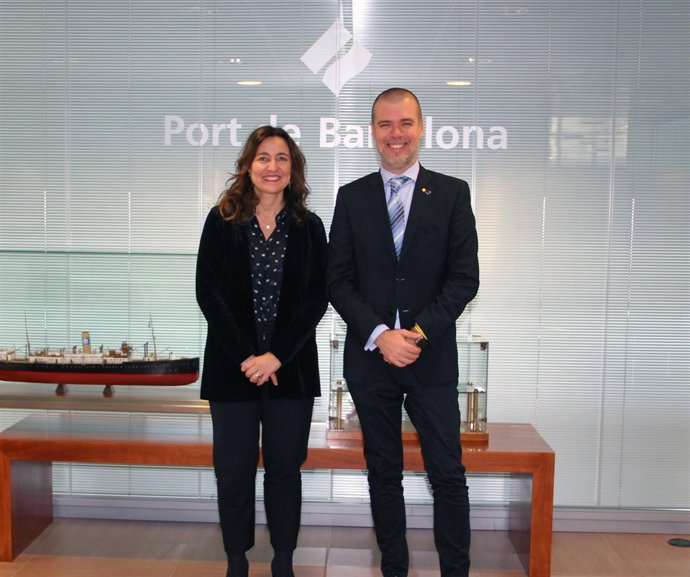 Merc Conesa (Puerto de Barcelona) y Josep Maria Cruset (Puerto de Tarragona)