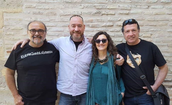 Antonio Saura, Manuel de Reyes, Esperanza Clares,  Fulgencio M. Lax