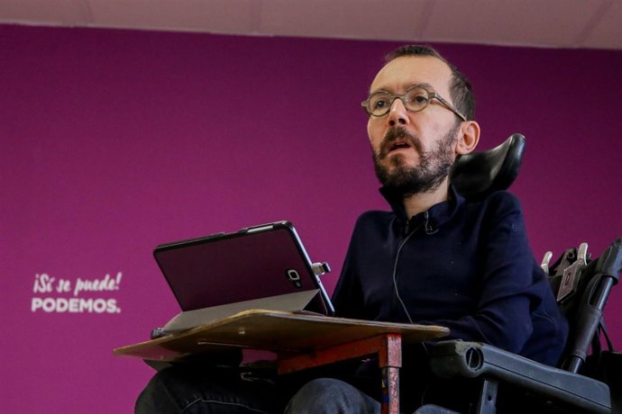 Entrevista de Europa Press al secretario de Organización de Podemos, Pablo Echen