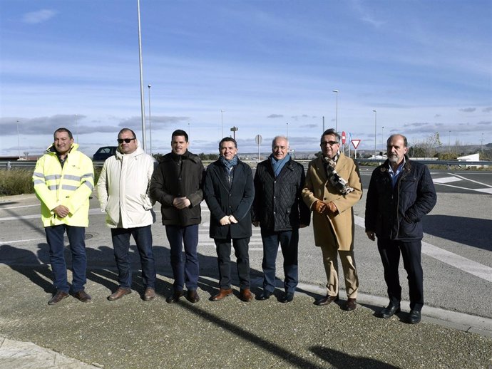 Ceniceros visita obras en Calahorra