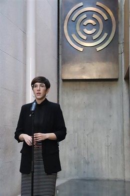 La presidenta de las Cortes de Aragón, Violeta Barba.