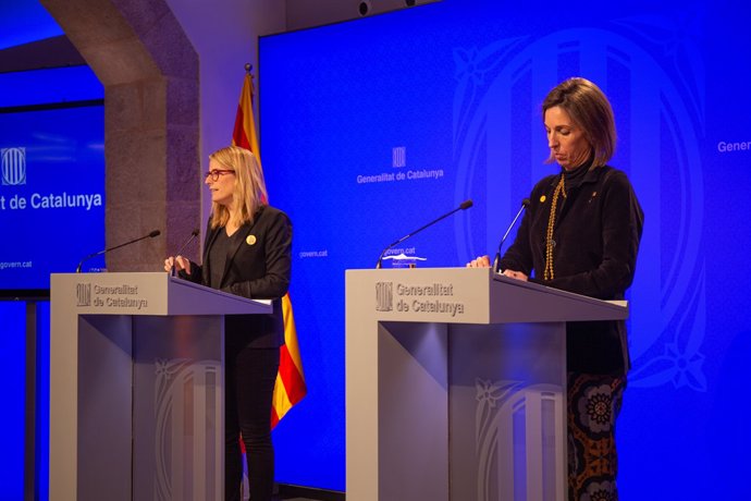 Roda de premsa del Govern després del Consell Executiu de la Generalitat